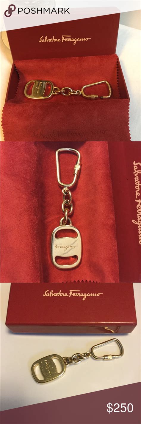 ferragamo key chain - Ferragamo card wallet.